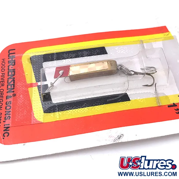 Luhr Jensen Super-Duper 500, золото/червоний, 1,4 г, блесна коливалка (колебалка) #3932