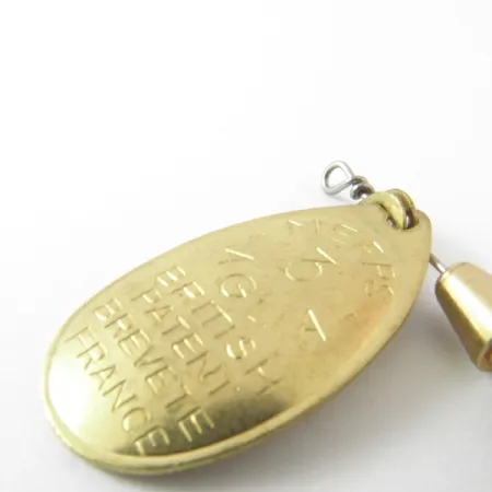 Mepps Aglia 3 - модель Mepps 1950-х років, золото, 7 г, блешня оберталка (вертушка) #3943