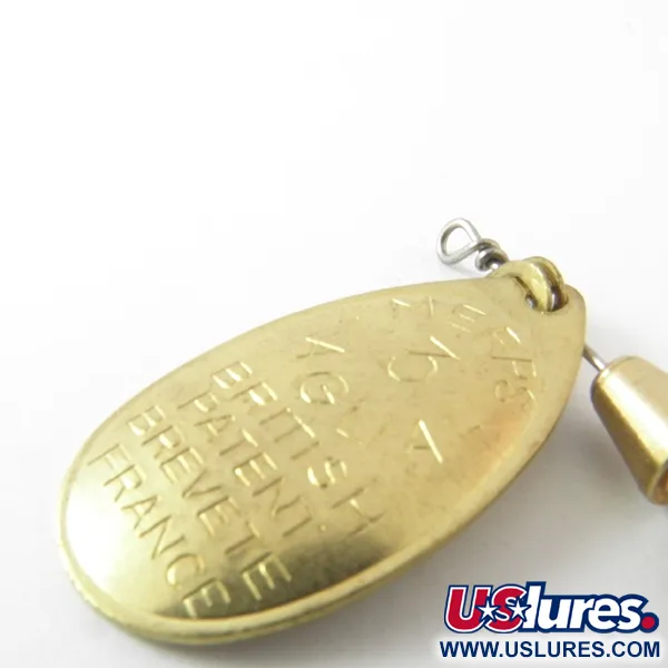  Mepps Aglia 3 - модель Mepps 1950-х років, золото, 7 г, блешня оберталка (вертушка) #3943