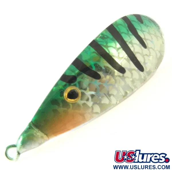  Незачіпляйка Johnson Silver Minnow, Окунь/срібло, 9 г, блесна коливалка (колебалка) #3952