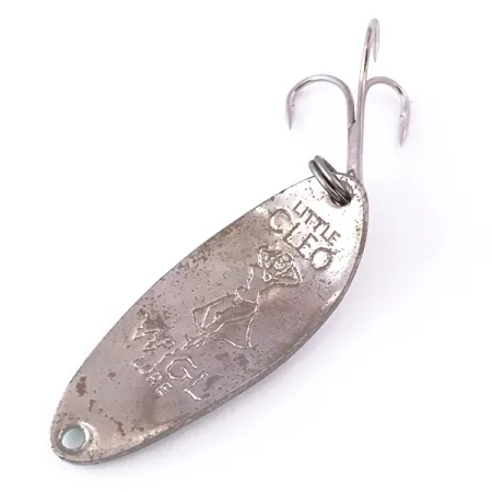 Seneca Little Cleo (Hula Girl), перламутровий білий/нікель/зелений, 10 г, блесна коливалка (колебалка) #3972