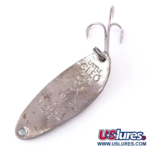 Seneca Little Cleo (Hula Girl), перламутровий білий/нікель/зелений, 10 г, блесна коливалка (колебалка) #3972