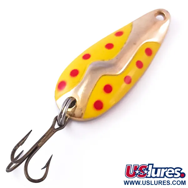 Acme Kamlooper, жовтий/червоний/золото, 12 г, блесна коливалка (колебалка) #3974