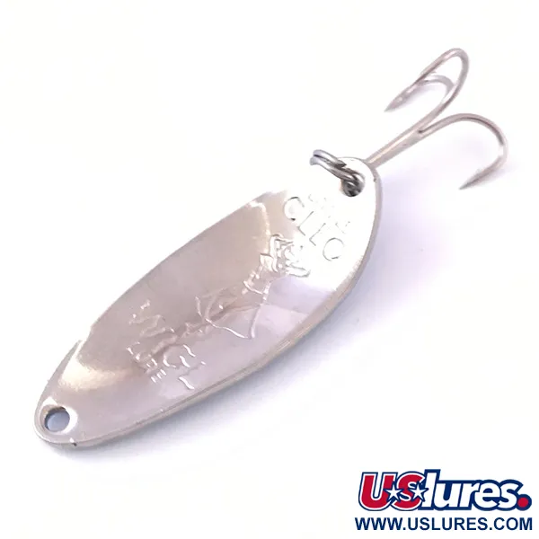 Seneca Little Cleo (Hula Girl), синій/нікель, 10 г, блесна коливалка (колебалка) #3976