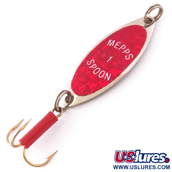  Mepps Spoon 1, золото/червоний, 7 г, блесна коливалка (колебалка) #3997