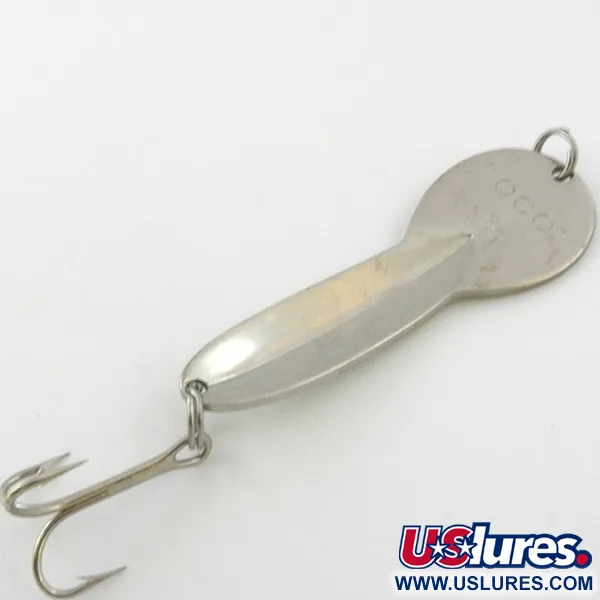 Glen Evans Loco 3 UV (світиться в ультрафіолеті), нікель/жовтий/голограма UV - світиться в ультрафіолеті, 17 г, блесна коливалка (колебалка) #4000