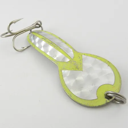 Glen Evans Loco 3 UV (світиться в ультрафіолеті), нікель/жовтий/голограма UV - світиться в ультрафіолеті, 17 г, блесна коливалка (колебалка) #4000