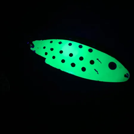 Thomas Buoyant UV (світиться в ультрафіолеті), Шартрез/білий UV - світиться в ультрафіолеті, 21 г, блесна коливалка (колебалка) #4001