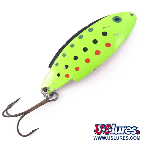  Thomas Buoyant UV (світиться в ультрафіолеті), Шартрез/білий UV - світиться в ультрафіолеті, 21 г, блесна коливалка (колебалка) #4001