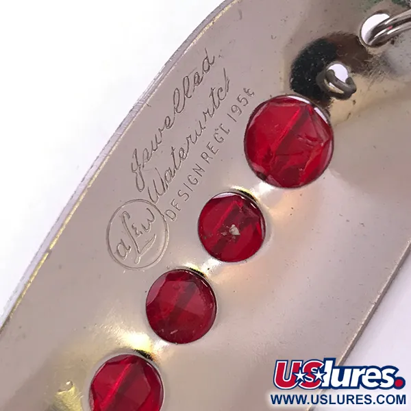 AL&W Tackle  AL&W Toronto Jeweled Watertek, нікель/червоний, 28 г, блесна коливалка (колебалка) #4002