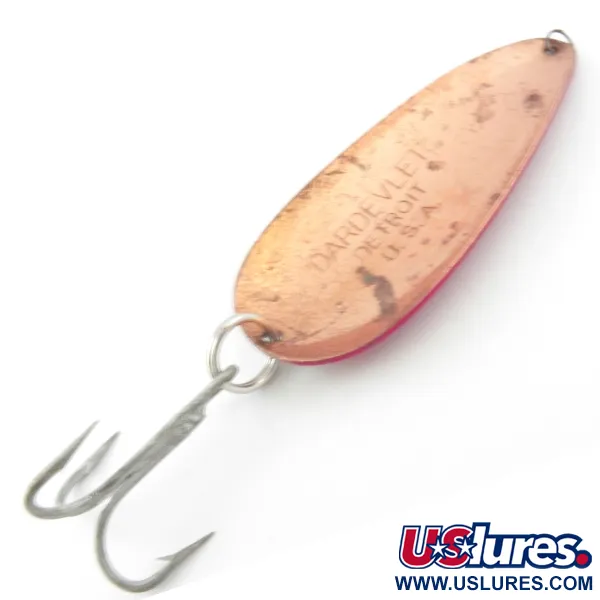 Eppinger Dardevle Dardevlet, червоний/білий/мідь, 21 г, блесна коливалка (колебалка) #4011