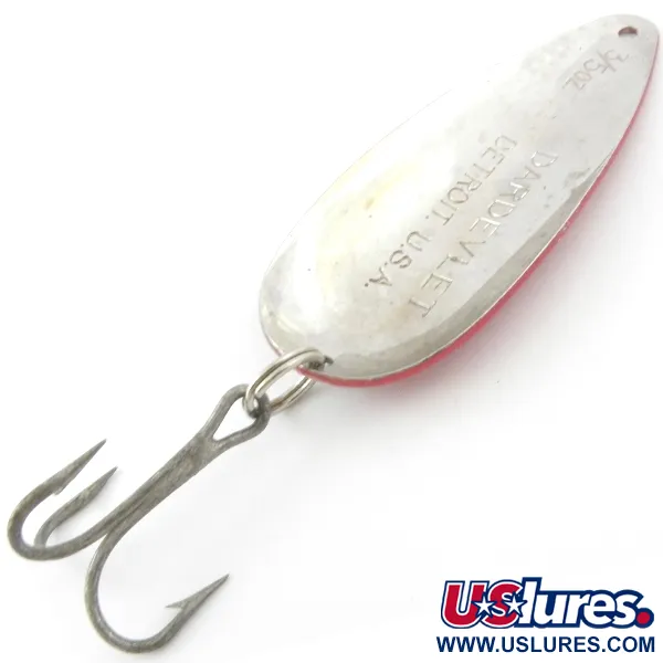 Eppinger Dardevle Dardevlet, червоний/білий/нікель, 21 г, блесна коливалка (колебалка) #4012