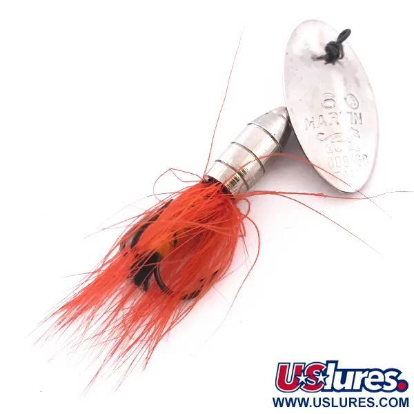  Panther Martin Zavorra con Mosca 6, срібло, 6 г, блешня оберталка (вертушка) #4028