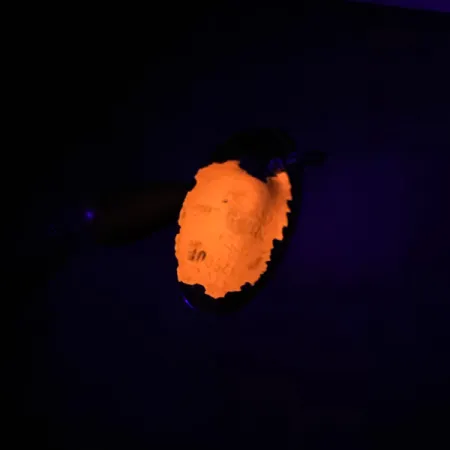 Panther Martin Zavorra con Mosca 6, золото/помаранчевий UV - світиться в ультрафіолеті, 6 г, блешня оберталка (вертушка) #4029