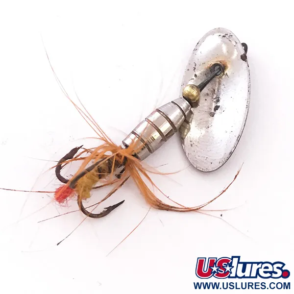  Panther Martin Zavorra con Mosca 2, срібло, 2 г, блешня оберталка (вертушка) #4031