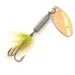 Yakima Bait Worden’s Original Rooster Tail, золото, 3,54 г, блешня оберталка (вертушка) #4038