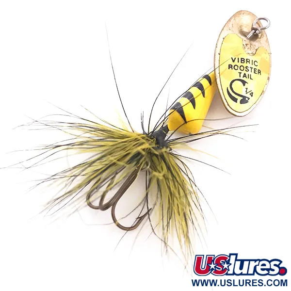Yakima Bait Vibric Rooster Tail, золото, 7 г, блешня оберталка (вертушка) #4041