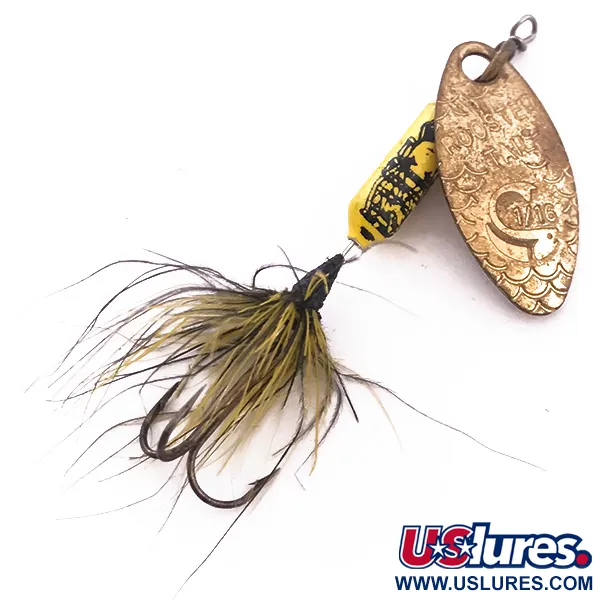 Yakima Bait Worden’s Original Rooster Tail, латунь, 2,6 г, блешня оберталка (вертушка) #4043