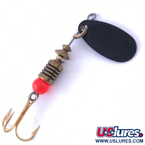  Mepps Black Fury 1, чорний/червоний, 3,6 г, блешня оберталка (вертушка) #4051