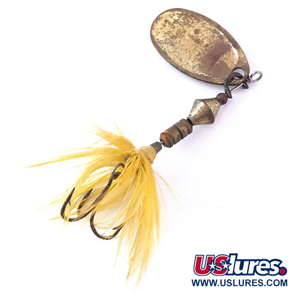 Yakima Bait Sonic Rooster Tail, золото, 2,5 г, блешня оберталка (вертушка) #4053