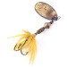 Yakima Bait Sonic Rooster Tail, золото, 2,5 г, блешня оберталка (вертушка) #4053