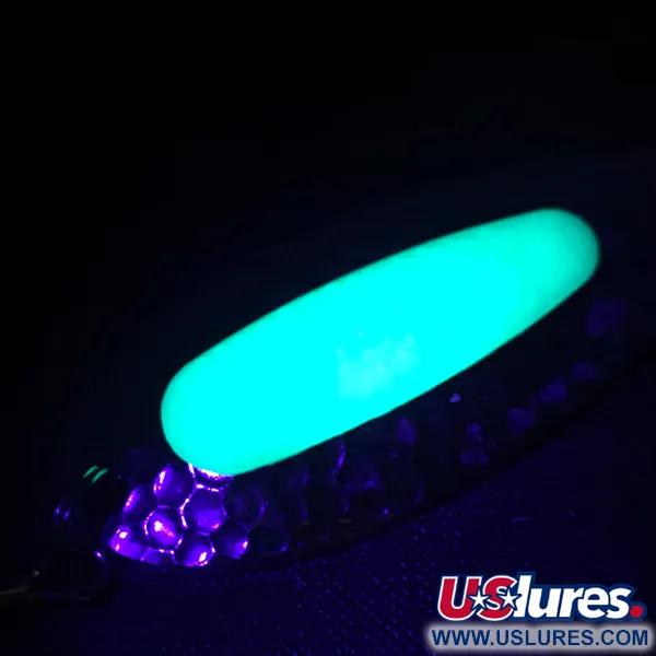  Blue Fox Pixee UV (світиться в ультрафіолеті), нікель/зелений UV - світиться в ультрафіолеті, 24 г, блесна коливалка (колебалка) #4064