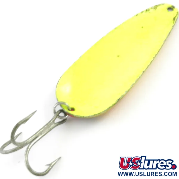 Boss Lures Boss Spoon UV (світиться в ультрафіолеті), Fire Tiger UV - світиться в ультрафіолеті, 19 г, блесна коливалка (колебалка) #4071