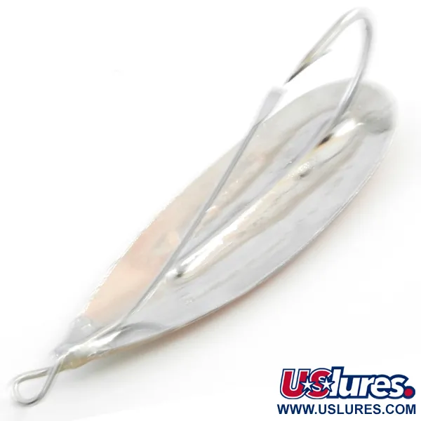 Незачіпляйка Johnson Silver Minnow, нікель/помаранчевий/зелений, 9 г, блесна коливалка (колебалка) #4073