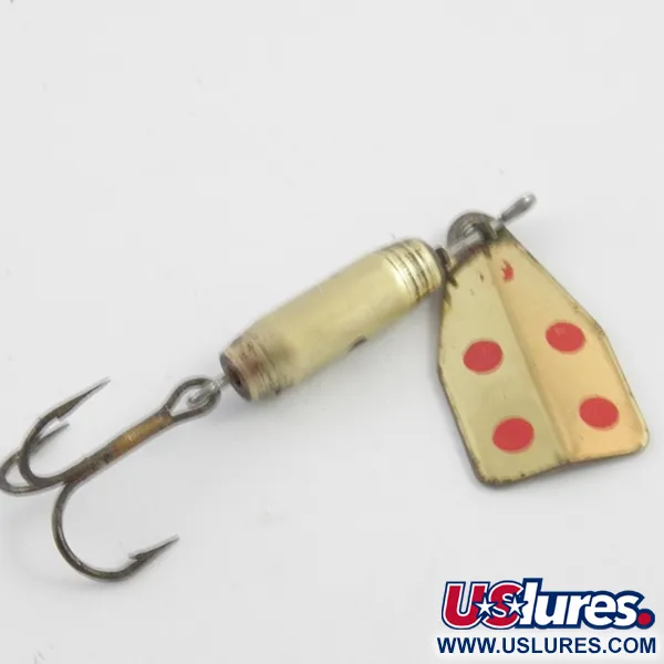 Jake's Lures Jake's Stream-a-Lure, латунь/червоний, 4,5 г, блешня оберталка (вертушка) #4082