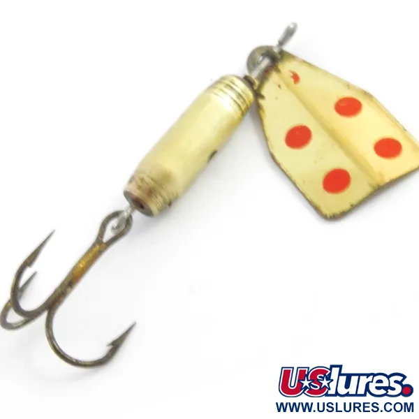 Jake's Lures Jake's Stream-a-Lure, латунь/червоний, 4,5 г, блешня оберталка (вертушка) #4082