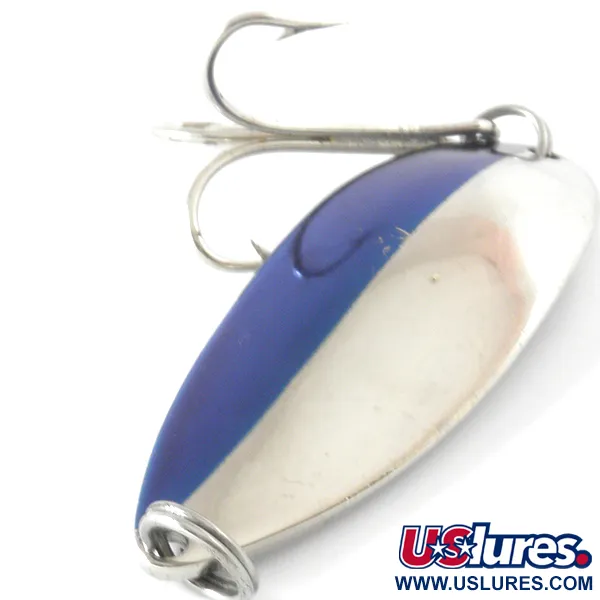 Seneca Little Cleo (Hula Girl), нікель/синій, 21 г, блесна коливалка (колебалка) #4094