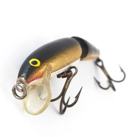 Rapala Jointed J-7, золото, 4 г, воблер #4121