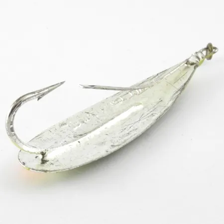 Незачіпляйка Johnson Silver Minnow, помаранчевий/зелений/нікель, 12 г, блесна коливалка (колебалка) #4134