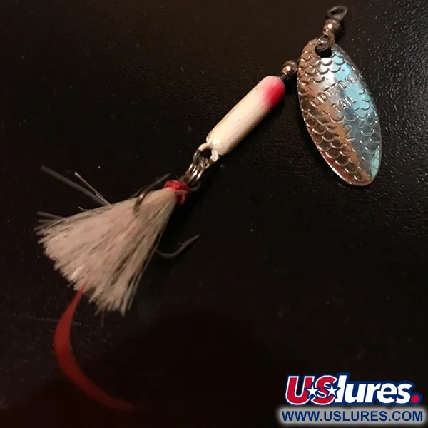 Cotton Cordell Cotton Tail 2, нікель, 3,4 г, блешня оберталка (вертушка) #4140