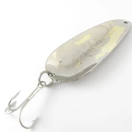 Nebco FlashBait 166, карбований нікель, 14 г, блесна коливалка (колебалка) #4156