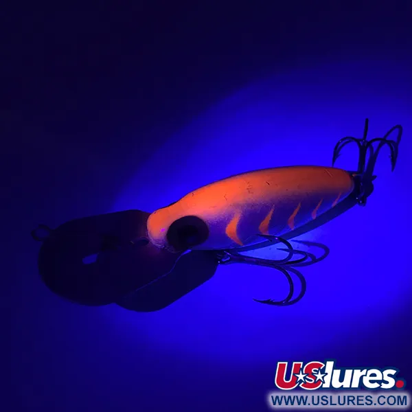 Storm Hot'N Tot Thin Fin UV (світиться в ультрафіолеті), білий/червоний UV- світиться в ультрафіолеті, 12 г, воблер #4163
