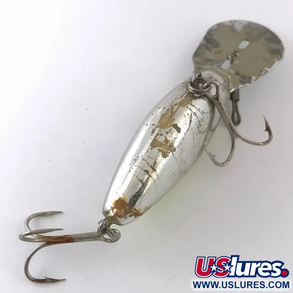 Storm Hot'N Tot Thin Fin, срібло/неоновий зелений UV - світиться в ультрафіолеті, 12 г, воблер #4164