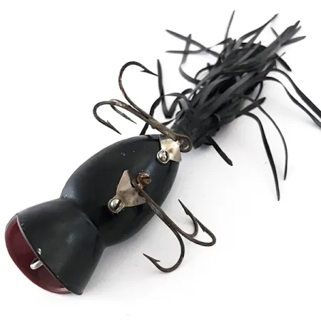 Fred Arbogast Hula Popper, чорний/червоний, 14 г, воблер #4165