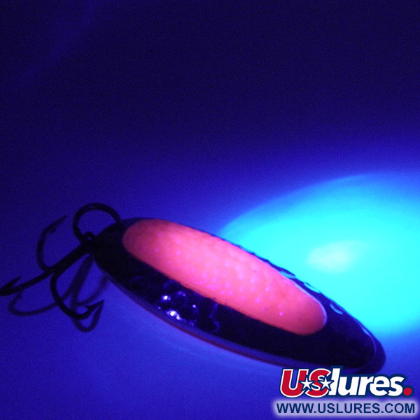  Blue Fox Pixee UV (світиться в ультрафіолеті), золото/малиновий, 14 г, блесна коливалка (колебалка) #4178
