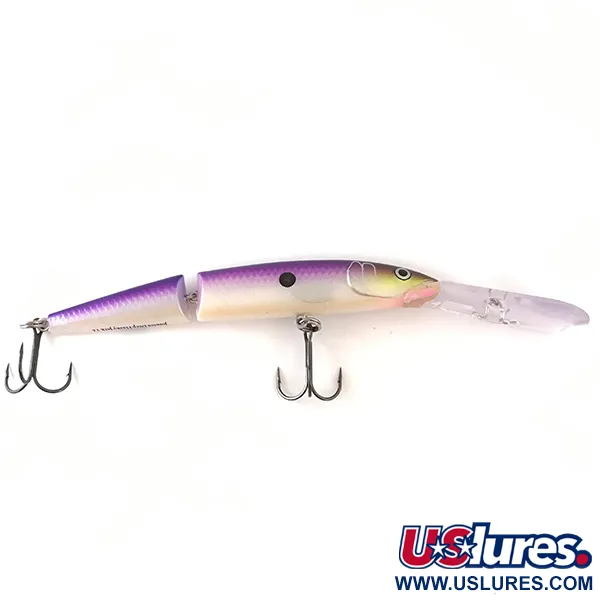 Rapala Jointed Deep Husky Jerk 12​, фіолетовий, 14 г, воблер #4189