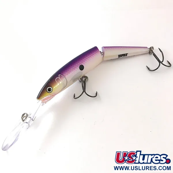 Rapala Jointed Deep Husky Jerk 12​, фіолетовий, 14 г, воблер #4189