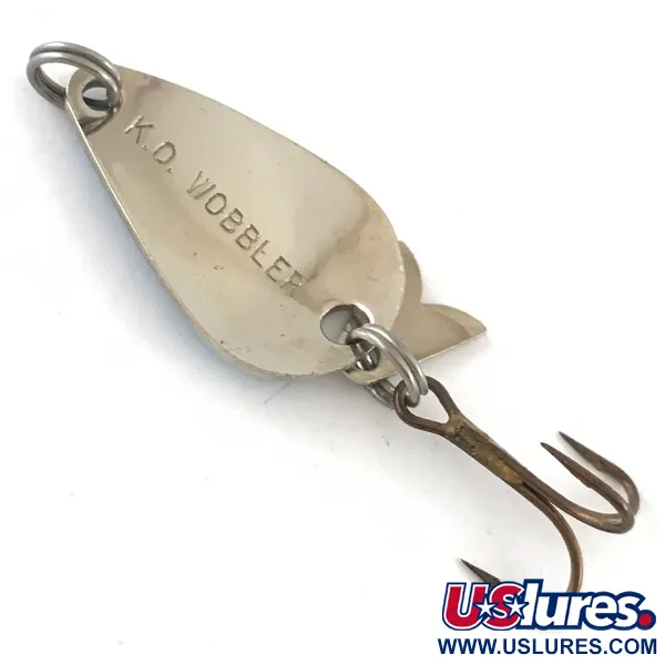 Acme K.O. Wobbler, нікель/синій, 3,5 г, блесна коливалка (колебалка) #4236