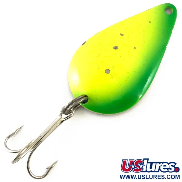 Acme K.O. Wobbler, жовтий/зелений/нікель, 21 г, блесна коливалка (колебалка) #4239