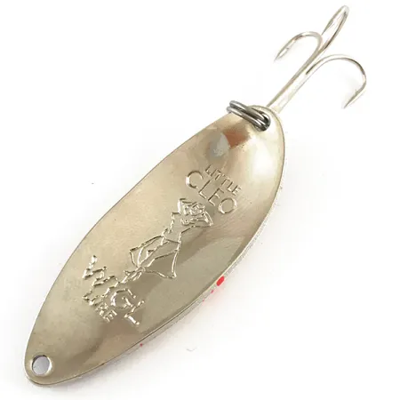 Seneca Little Cleo (Hula Girl), білий/коричневий/червоний/нікель, 14 г, блесна коливалка (колебалка) #4248