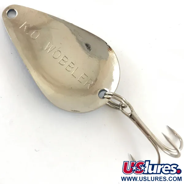 Acme K.O. Wobbler, нікель/синій, 14 г, блесна коливалка (колебалка) #4249