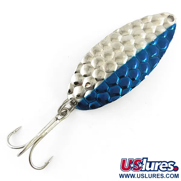  Acme Little Cleo, карбований нікель/синій, 11,5 г, блесна коливалка (колебалка) #4271