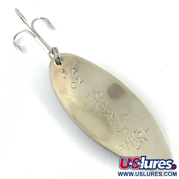 Seneca Little Cleo (Hula Girl), нікель/зелений, 21 г, блесна коливалка (колебалка) #4273