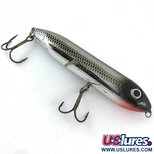  Heddon Zara Spook, чорний/срібло/червоний, 12 г, воблер #4277