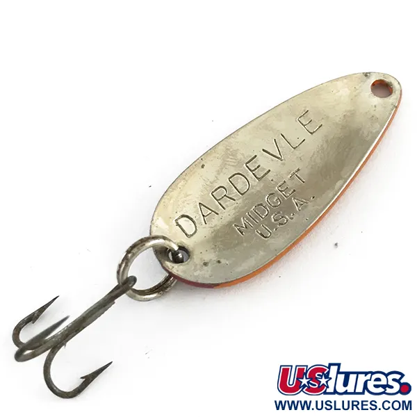 Eppinger Dardevle Midget, помаранчевий/бордовий/нікель, 6 г, блесна коливалка (колебалка) #4278