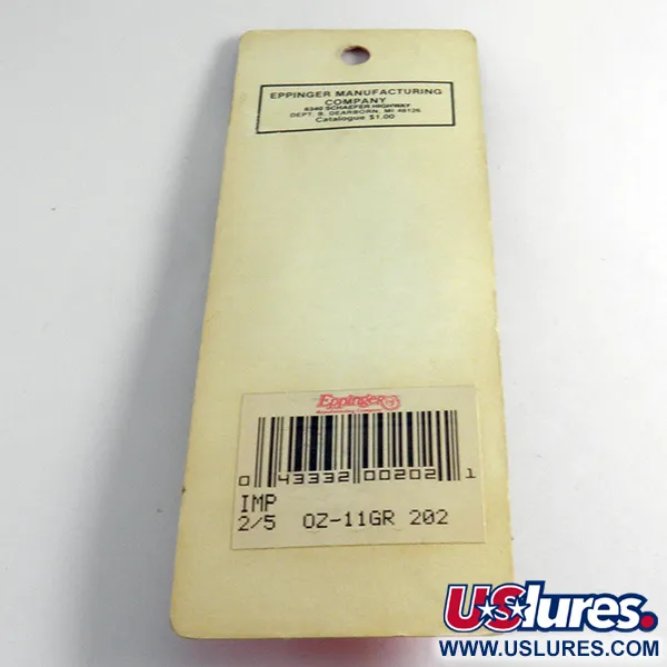 Eppinger Dardevle Imp, чорний/білий/нікель, 11 г, блесна коливалка (колебалка) #4287